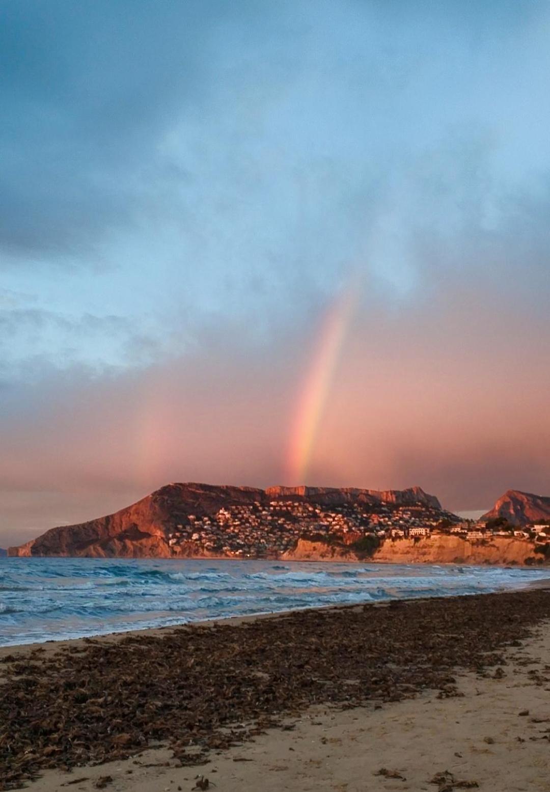 Apartamento Acogedor Mar Azul Calpe Bagian luar foto